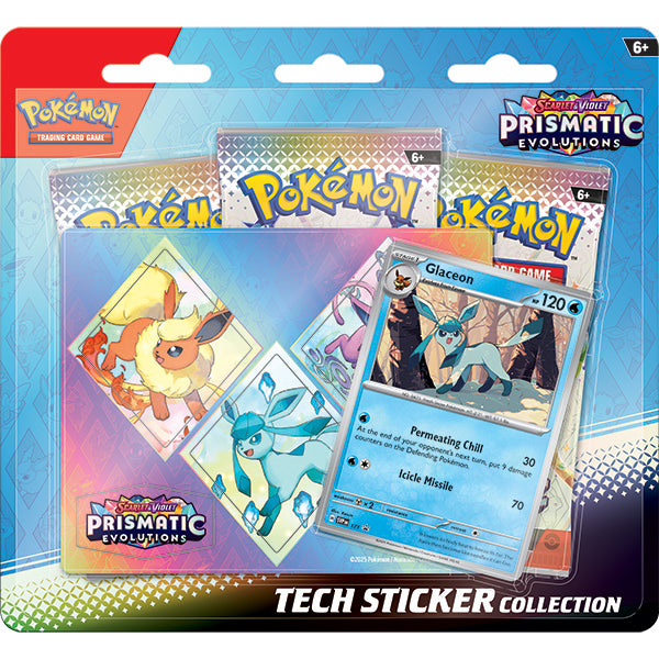 Pokemon: Scarlet & Violet 8.5 - Prismatic Evolutions Tech Sticker Collection (PRE-ORDER)