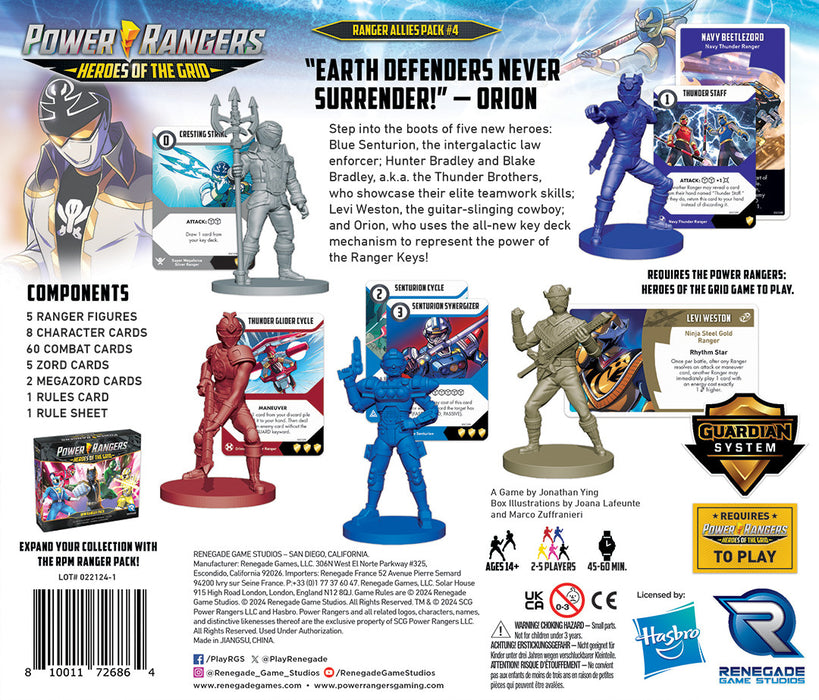 Power Rangers: Heroes of the Grid - Allies Pack #4