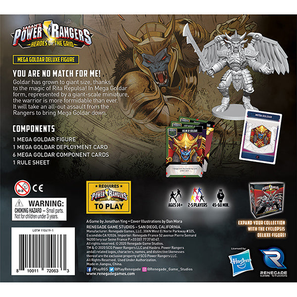 Power Rangers: Heroes of the Grid - Mega Goldar Deluxe Figure Expansion