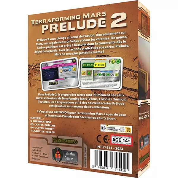 Terraforming Mars: Prelude 2 Expansion