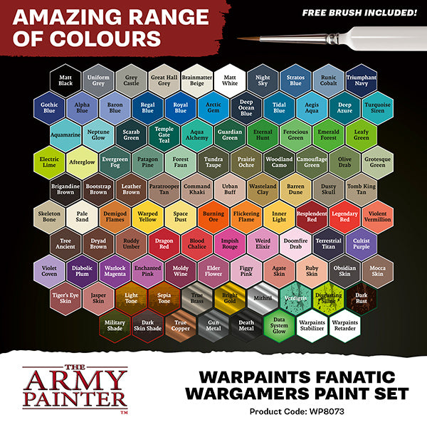 The Army Painter: Warpaints Fanatic - Wargamers Paint Set