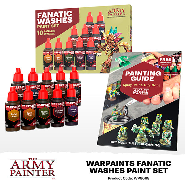 The Army Painter: Warpaints Fanatic - Washes Paint Set
