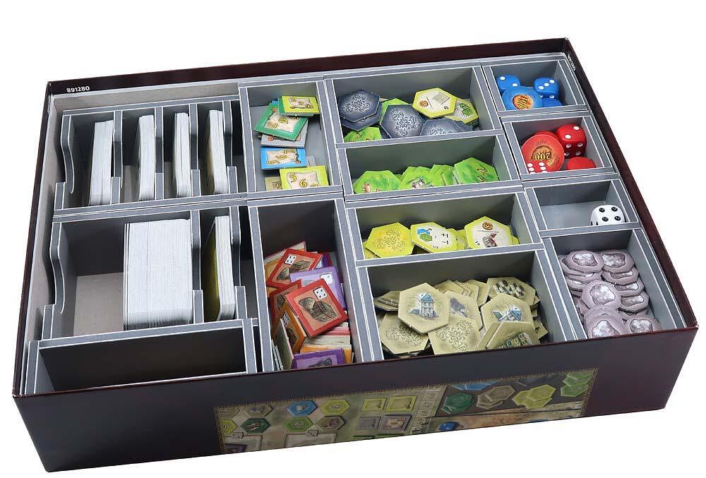 The Castles of Burgundy Folded Space Box Insert