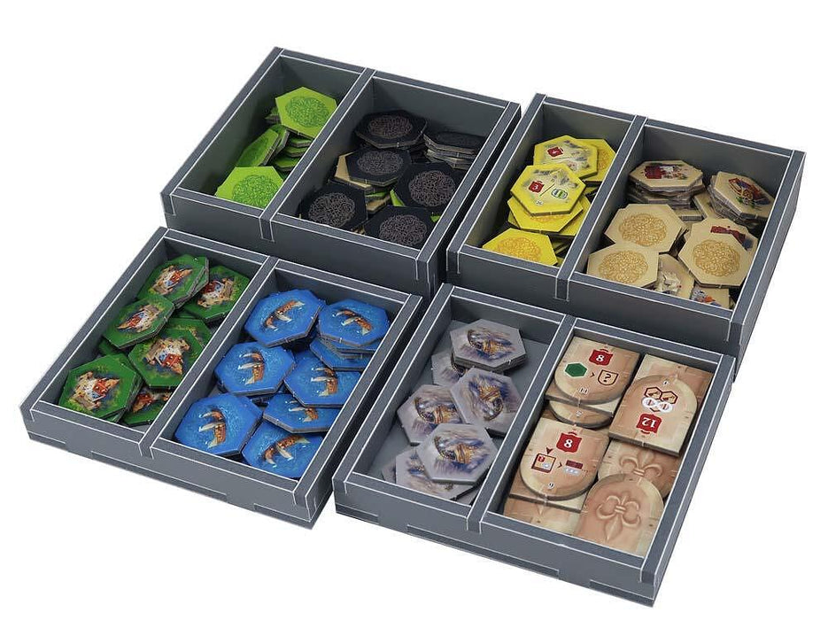 The Castles of Burgundy Folded Space Box Insert