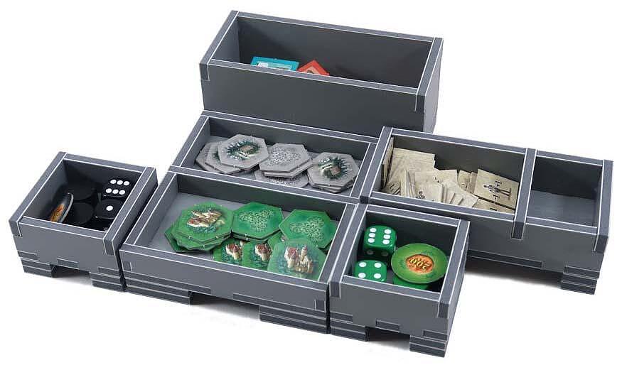 The Castles of Burgundy Folded Space Box Insert