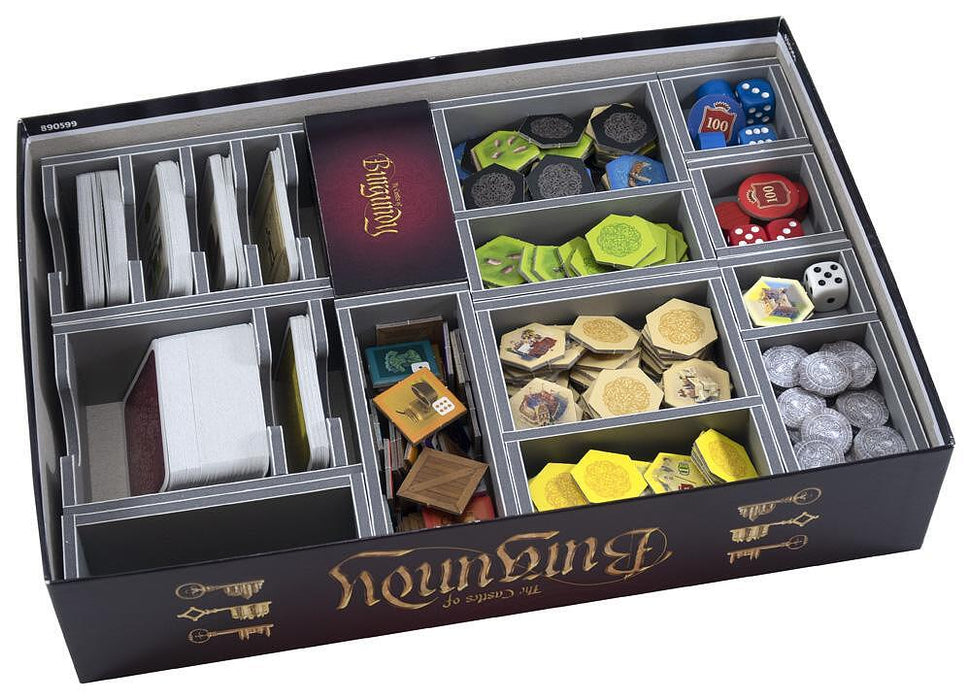 The Castles of Burgundy Folded Space Box Insert