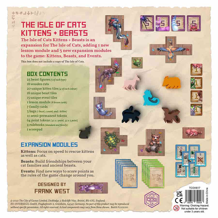 The Isle of Cats: Kittens and Beasts Expansion