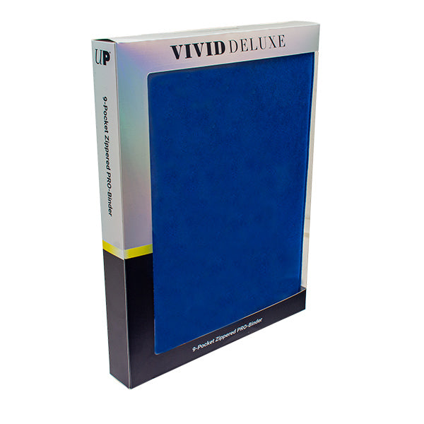 Ultra Pro: Vivid Deluxe Zippered 9-Pocket PRO-BINDER - Blue