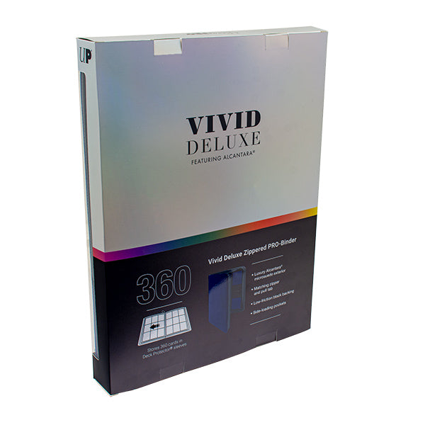 Ultra Pro: Vivid Deluxe Zippered 9-Pocket PRO-BINDER - Blue