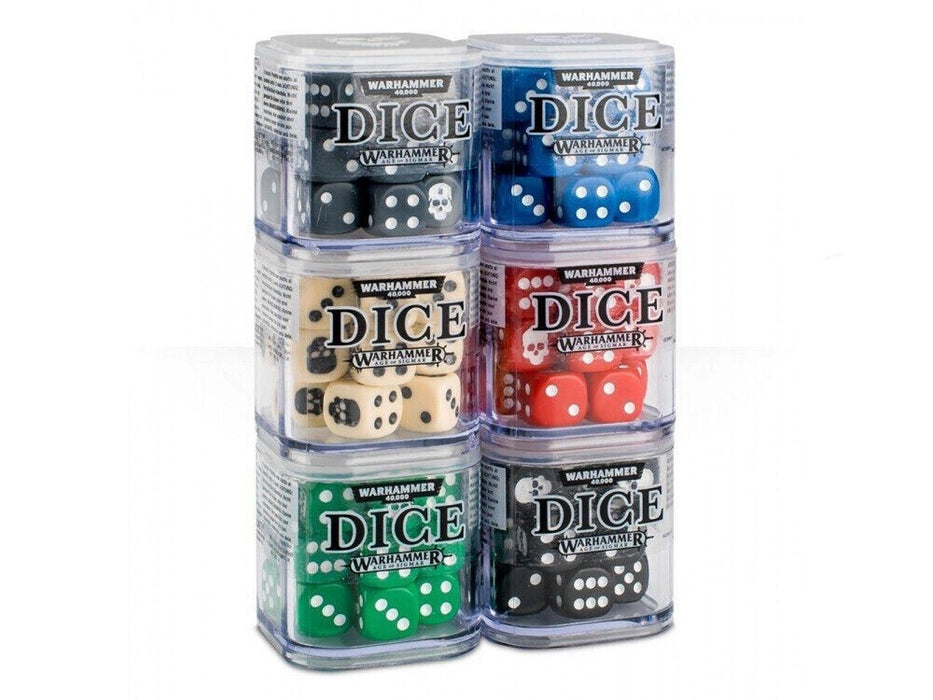 Warhammer 40K: 12mm Dice Cube Global 6-Pack