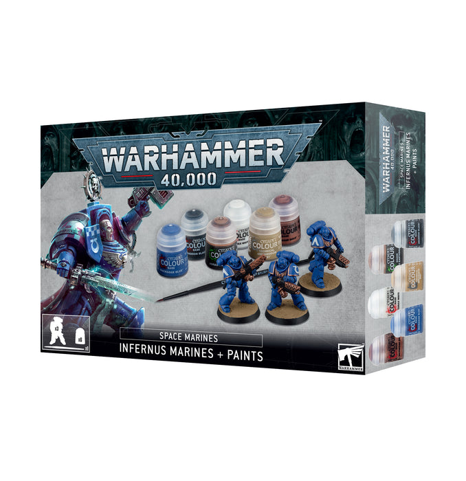 Warhammer 40K: Space Marines - Infernus Marines and Paints Set