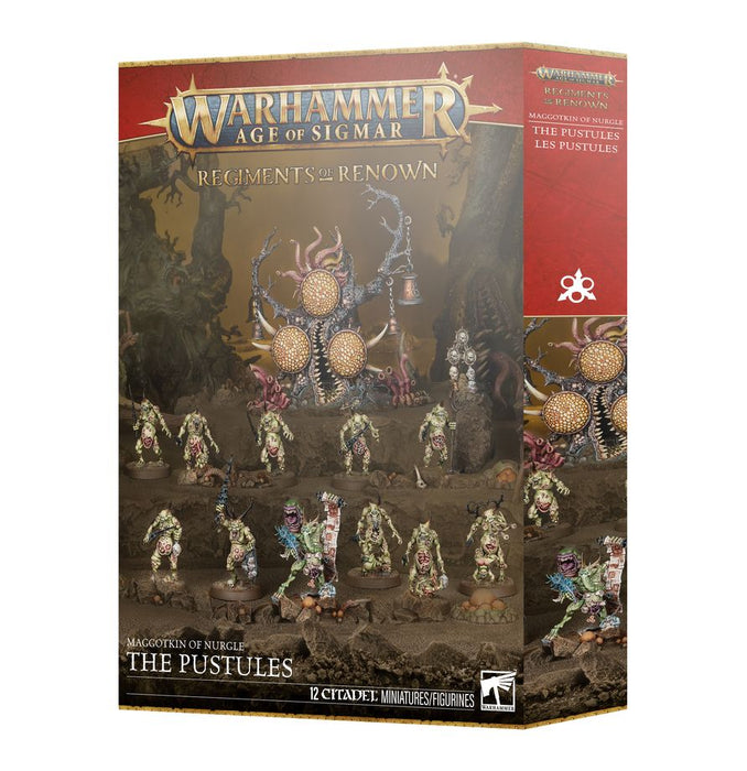 Warhammer: Age of Sigmar - Regiment of Renown - Maggotkin of Nurgle: The Pustules (PRE-ORDER)
