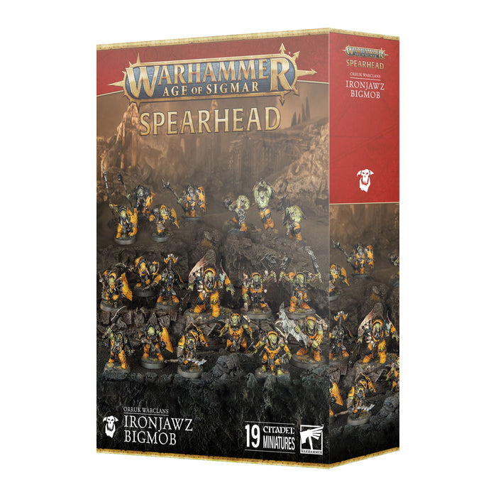 Warhammer Age of Sigmar: Spearhead - Orruk Warclans: Ironjawz Bigmob