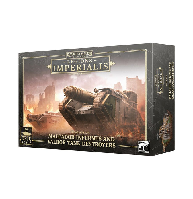 Warhammer: The Horus Heresy - Legions Imperialis: Malcador Infernus and Valdor Tank Destroyers