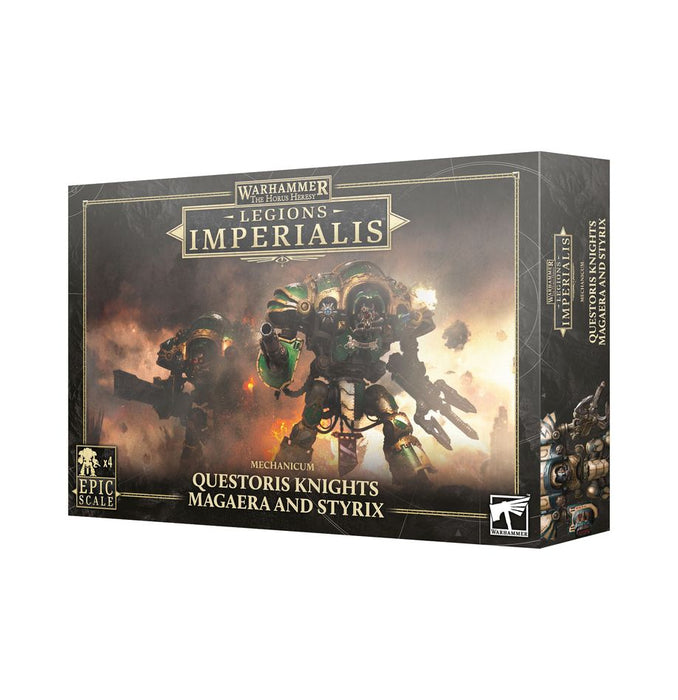 Warhammer: The Horus Heresy - Legions Imperialis: Mechanicum Questoris Knights Magaera and Styrix