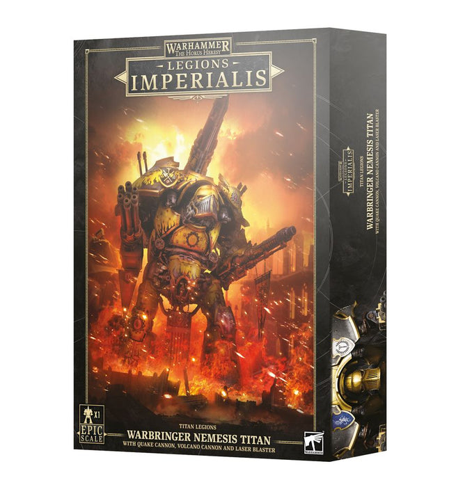 Warhammer: The Horus Heresy - Legions Imperialis: Warbringer Nemesis Titan with Quake Cannon, Volcano Cannon, and Laser Blaster