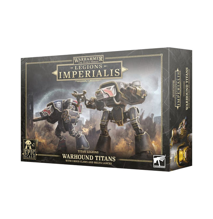 Warhammer: The Horus Heresy - Legions Imperialis: Warhound Titans with Ursus Claws and Melta Lances