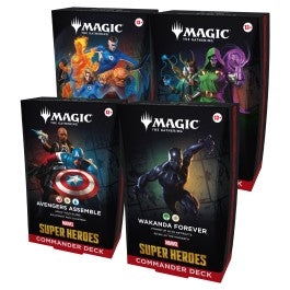 Magic: The Gathering - Marvel Super Heroes Commander Decks (Set of 4) BoardtopiaGames.com Magic: The Gathering - Marvel Super Heroes Commander Decks (Set of 4) BoardtopiaGames.com